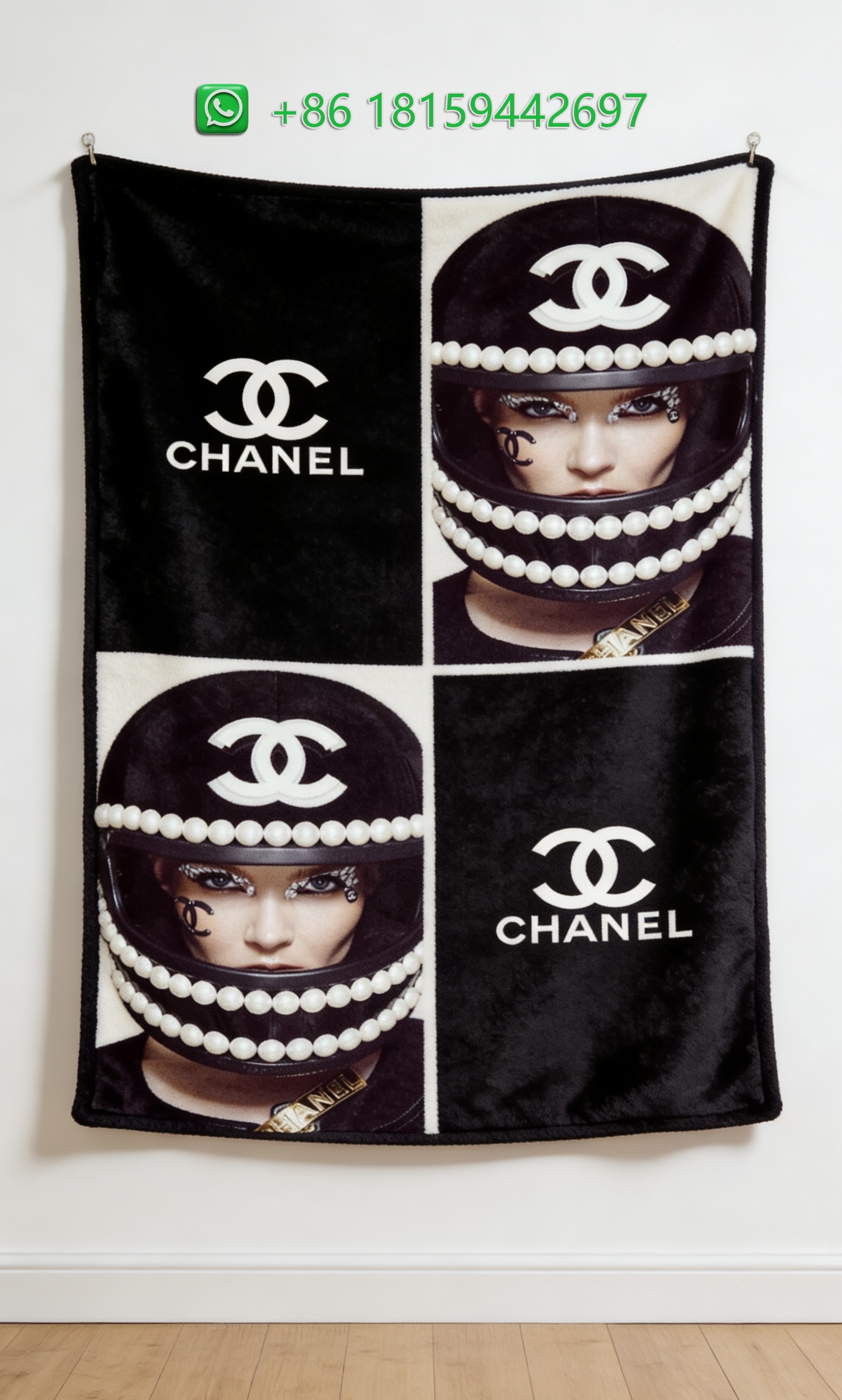 Chanel Throw Blankets